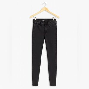 BDG Size 25 Twig High Rise Cropped Urban Outfitters Black Jeans Frayed Bottoms